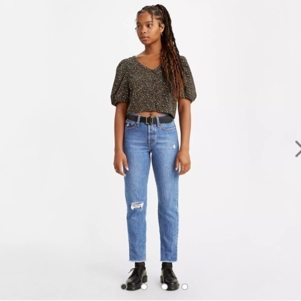 Levi's Wedgie Icon Fit High Rise Ankle Jeans 30 Athens Wash NWT